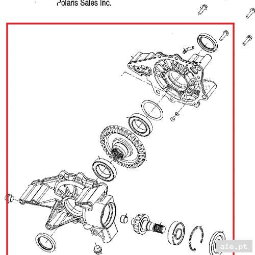 Part Number : 1332660 GEARCASE ASSEMBLY  REAR  SPORT