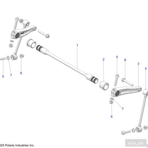 Part Number : 5346691 BAR-STABILIZER-18MM RACE  - PEÇA POLARIS